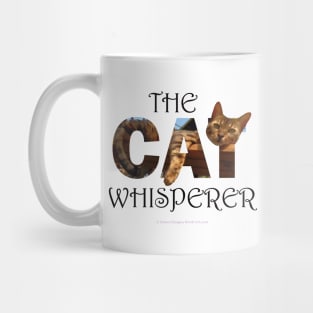 The Cat Whisperer - Bengal cat oil painting word art Mug